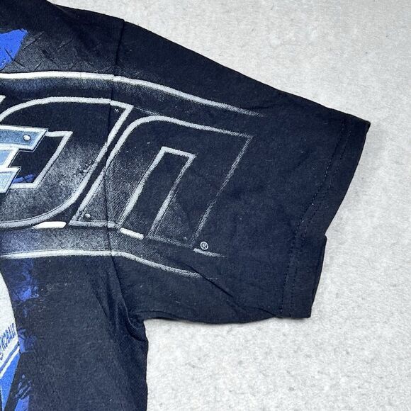 Jimmy Johnson T Shirt Mens Size Large Black Lowes 48 AOP NASCAR Racing Graphic - Picture 4 of 11